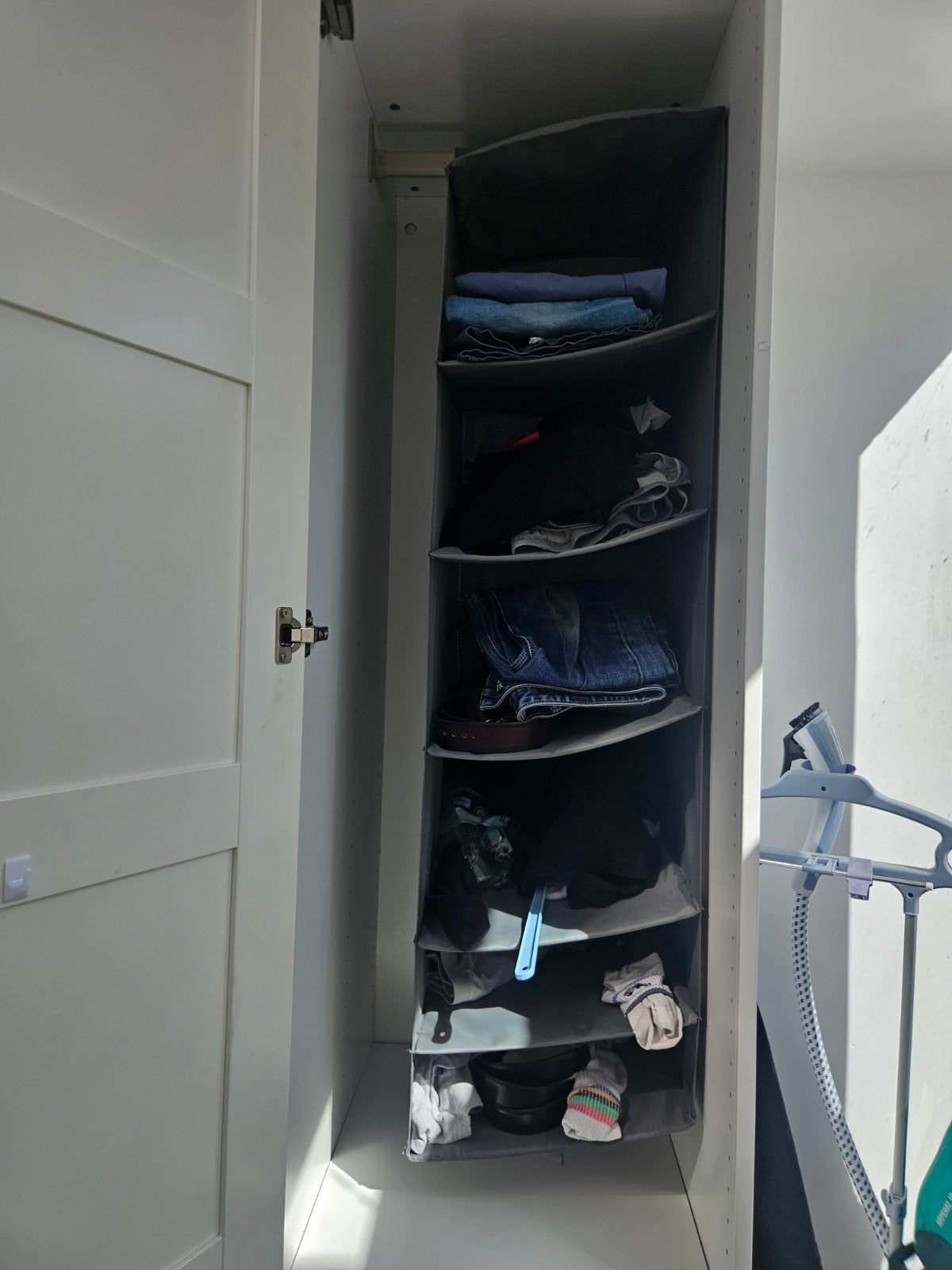 IKEA hangopberger voor kledingkast - Grijs, Huis en Inrichting, Met plank(en), Gebruikt, 100 tot 150 cm, Ophalen of Verzenden