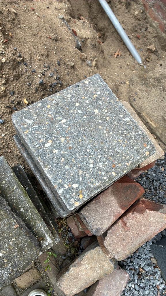 Beton klinkers. 20x20x8, Ophalen, Beton, Klinkers