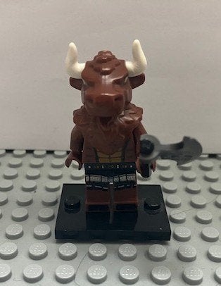 Minifiguur Serie 6 (8827) Minotaur, Overige thema's, Lego, Ophalen of Verzenden, Zo goed als nieuw