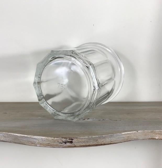 Vintage Franse confiture pot 750 ml, Ophalen of Verzenden