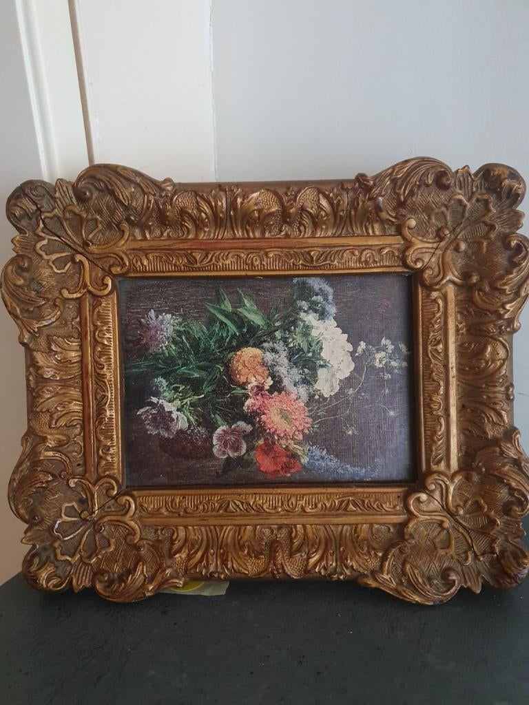 Schilderij bloemen in lijst Art Gallery Roelofs, Antiek en Kunst, Kunst | Schilderijen | Klassiek, Ophalen of Verzenden