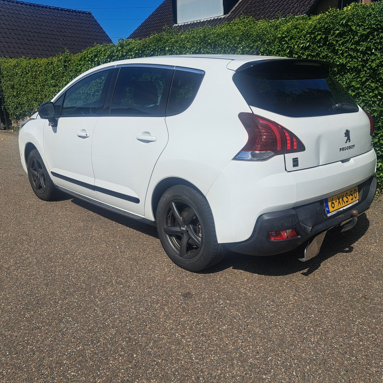Peugeot 3008 2.0 HDI 120KW Hybrid4 AUT 2014 Wit, Auto's, Peugeot, Automaat, 770 kg, Origineel Nederlands, Vierwielaandrijving