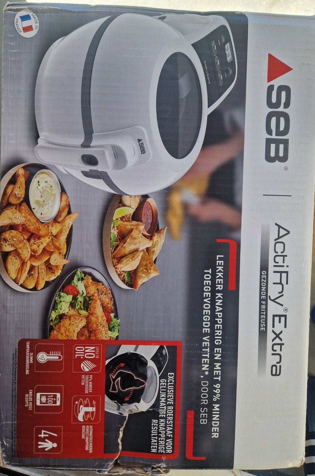 SEB ActiFry Extra Airfryer - Gezond Frituren, Witgoed en Apparatuur, Ophalen, Nieuw, Airfryer, 1500 gram of meer