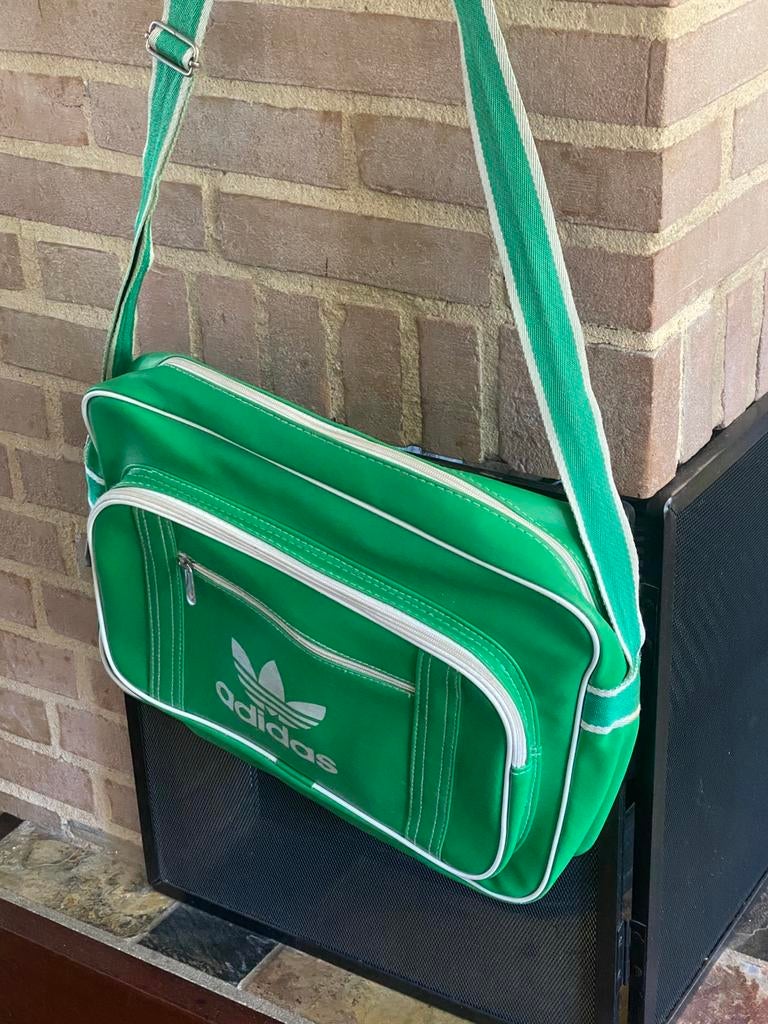 Vintage Adidas tas groen, Ophalen, Gebruikt