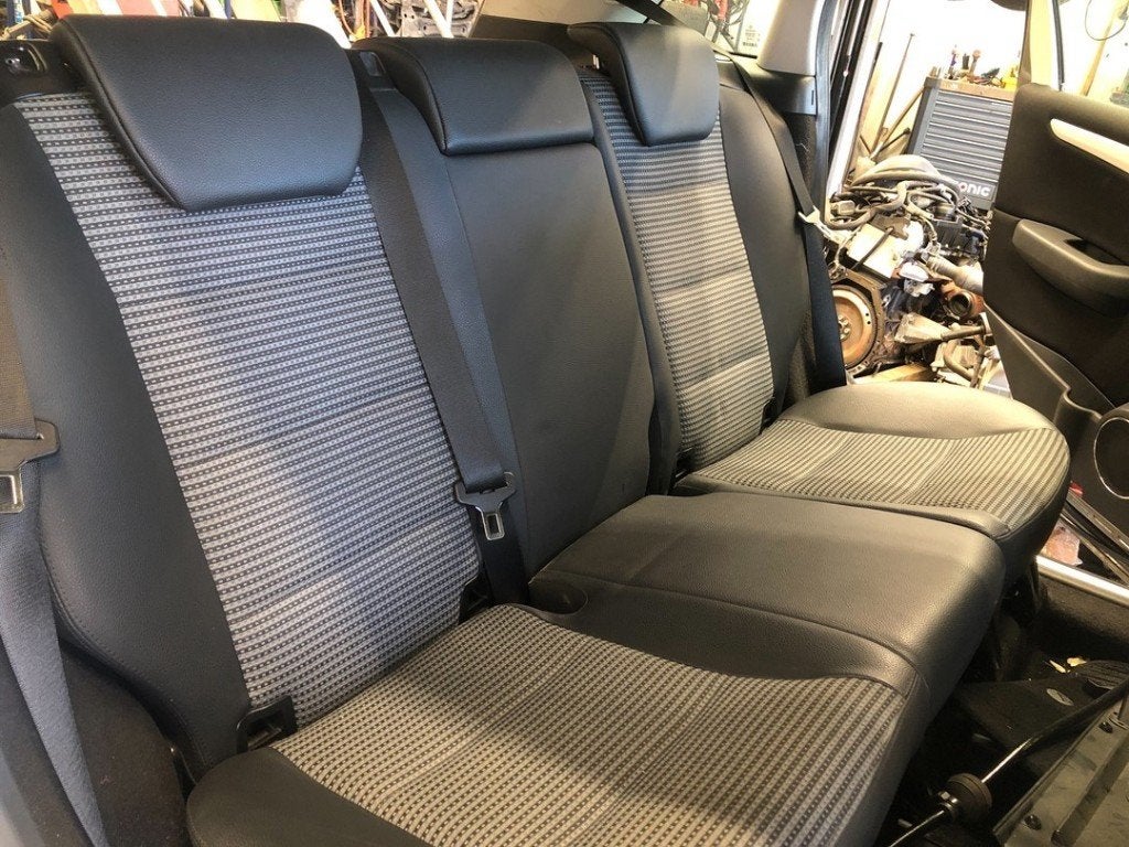 Achterbank Mercedes B-klasse W245 half leder, Ophalen of Verzenden, Gebruikt, Mercedes-Benz