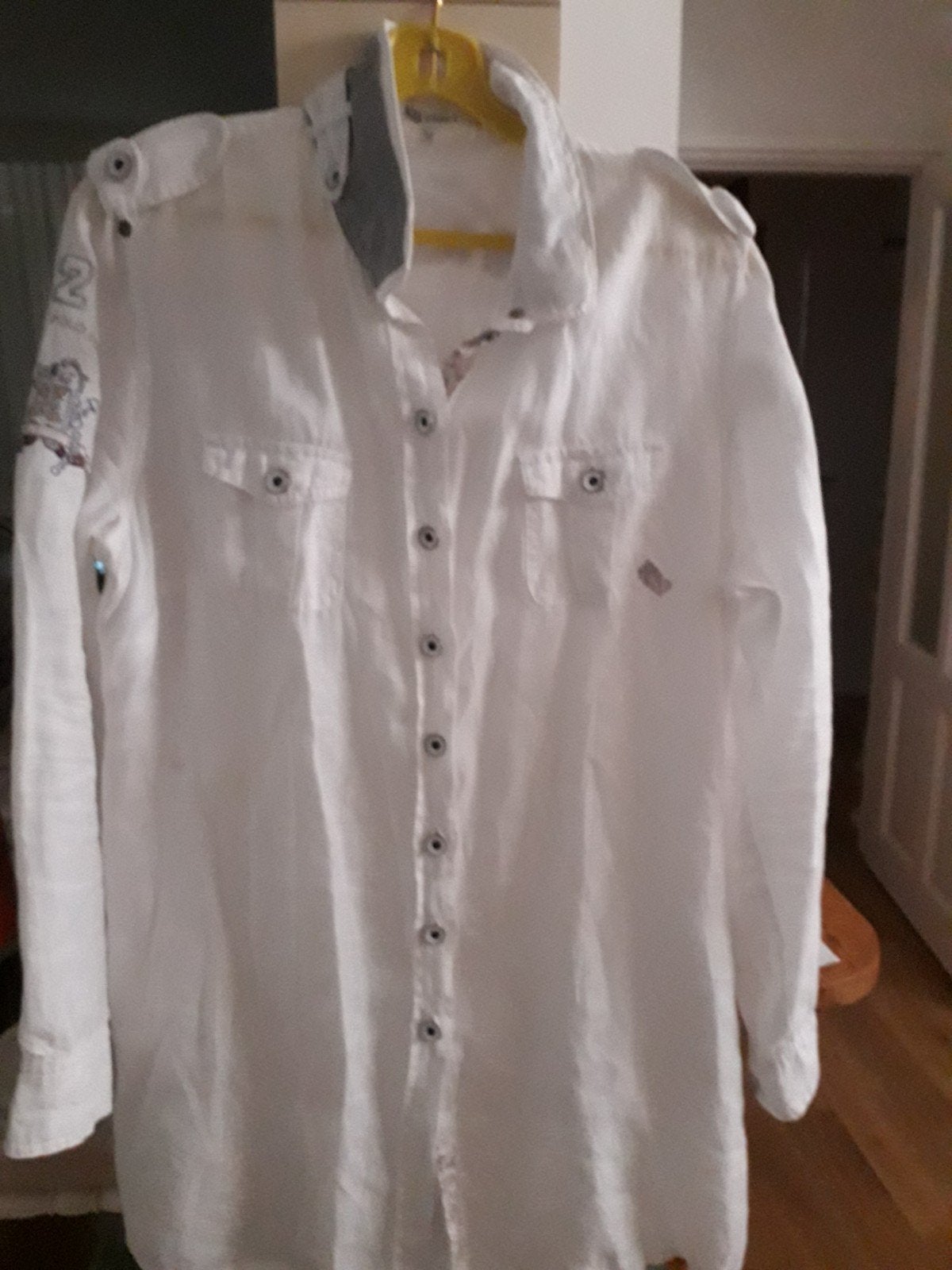 Linnen blouse / jasje ..Nadine H, Ophalen of Verzenden, Zo goed als nieuw, Maat 42/44 (L)