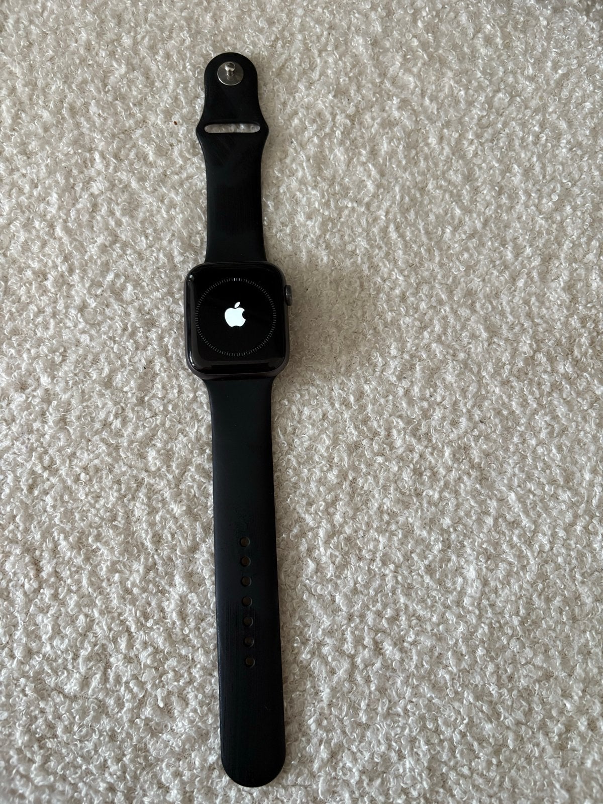 Apple Watch Series 5 Zwart - watchOS 10.6.1, Zwart, IOS, Ophalen of Verzenden, Waterdicht