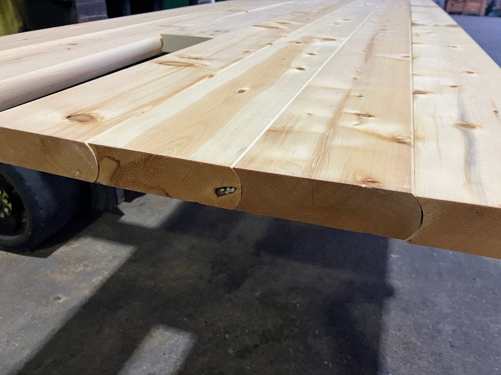 Barrel sauna profiel-blokhut-Hottub-Yellow Cedar-40x132mm, Ophalen, Nieuw, Hardhout, 250 cm of meer