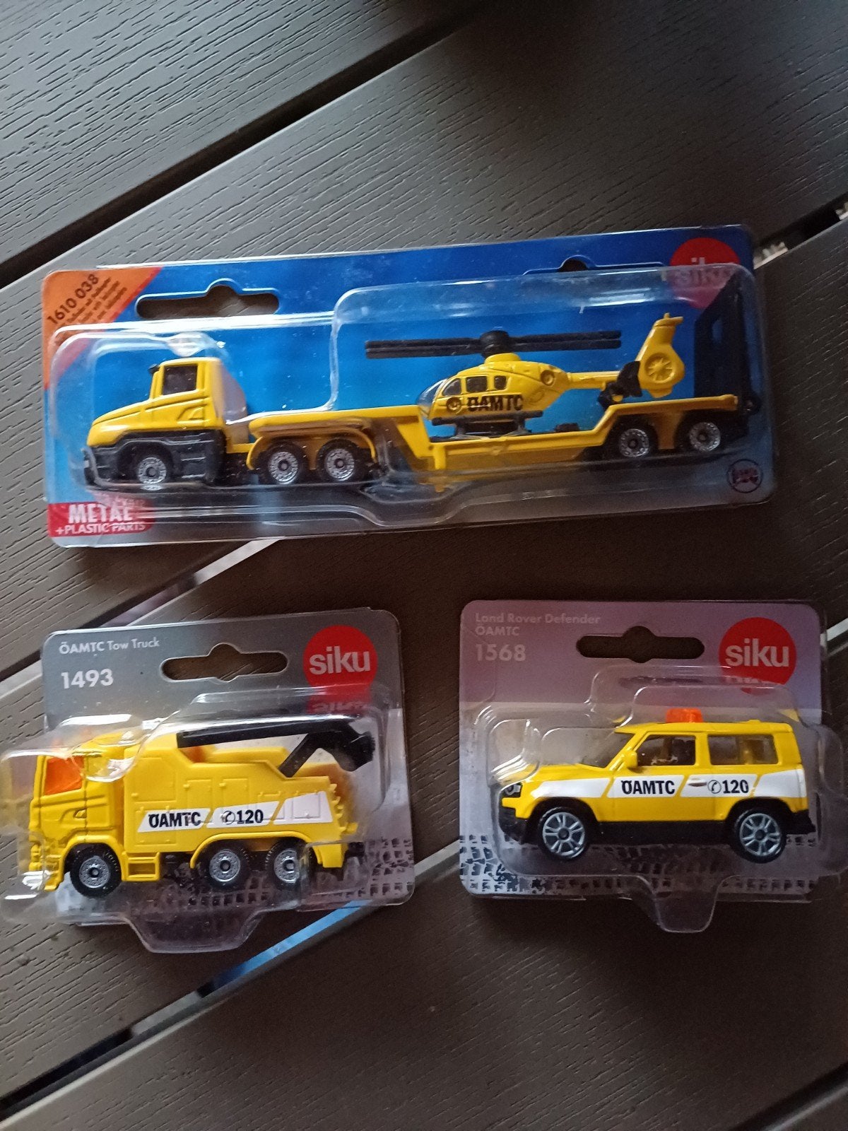 Siku Wegenwacht Oostenrijk (ÖAMTC) Scania, Land Rover M.A.N., Ophalen of Verzenden