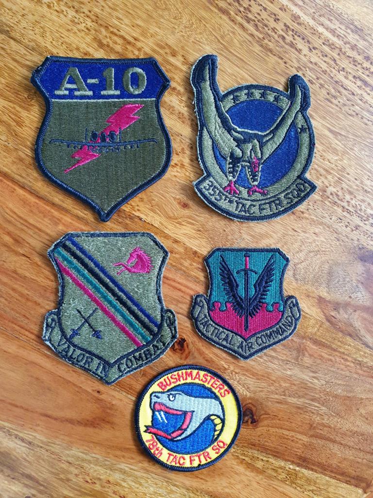 US AIR FORCE A-10 PATCH., Ophalen of Verzenden, Luchtmacht, Amerika, Embleem of Badge