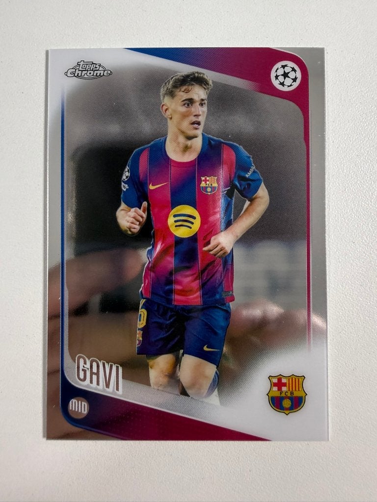 132 Gavi Topps Chrome 2025-26, Ophalen of Verzenden, Nieuw, Buitenlandse clubs, Poster, Plaatje of Sticker