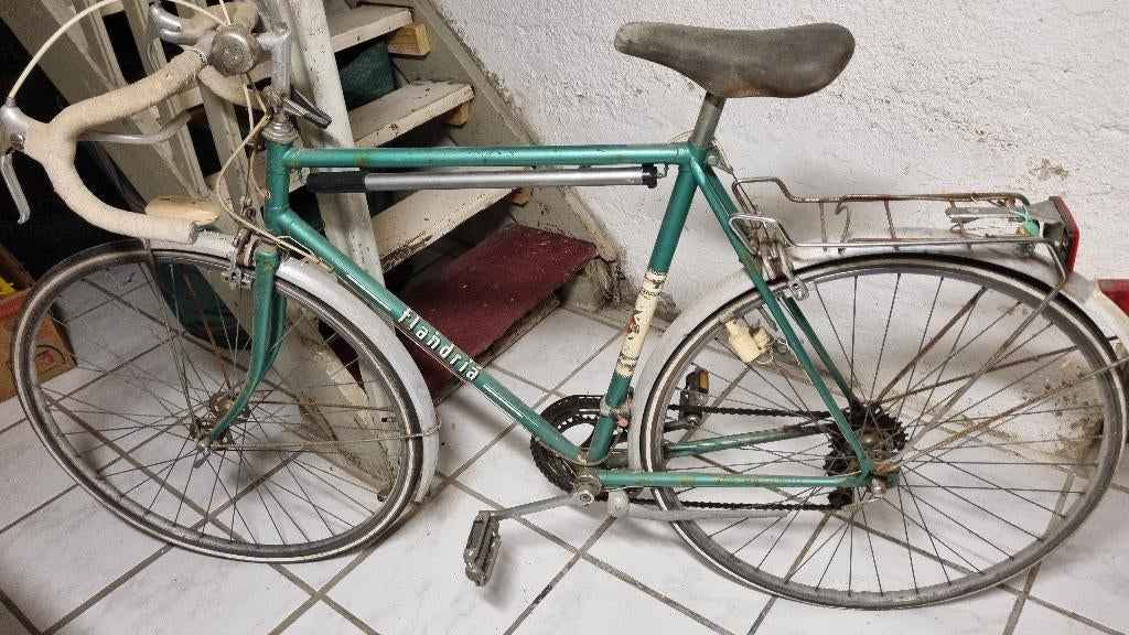 authentieke racefiets Flandria, Fietsen en Brommers, Minder dan 10 versnellingen, Gebruikt, 26 inch, Aluminium