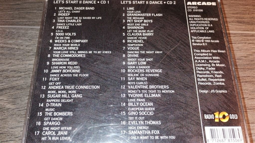 Let\'s Start II Dance 5 [Gold Collection Arcade TV-2-CD], Ophalen of Verzenden, Zo goed als nieuw, Disco