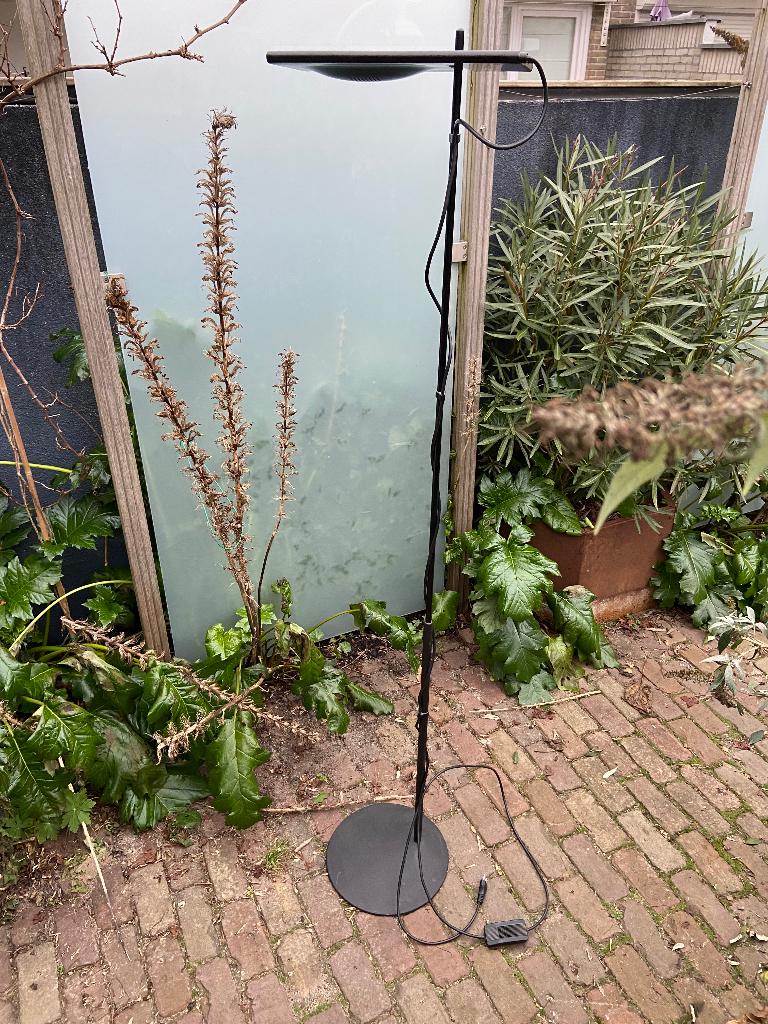 2x Italiana Luce Dune Terra vloerlamp met dimmer, Ophalen, Gebruikt, Metaal, 150 tot 200 cm