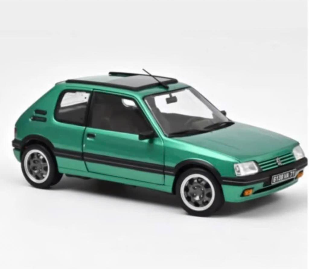 Peugeot 205 GTi Griffe schuifdak '91 Groen 1/18 NOREV 184847
