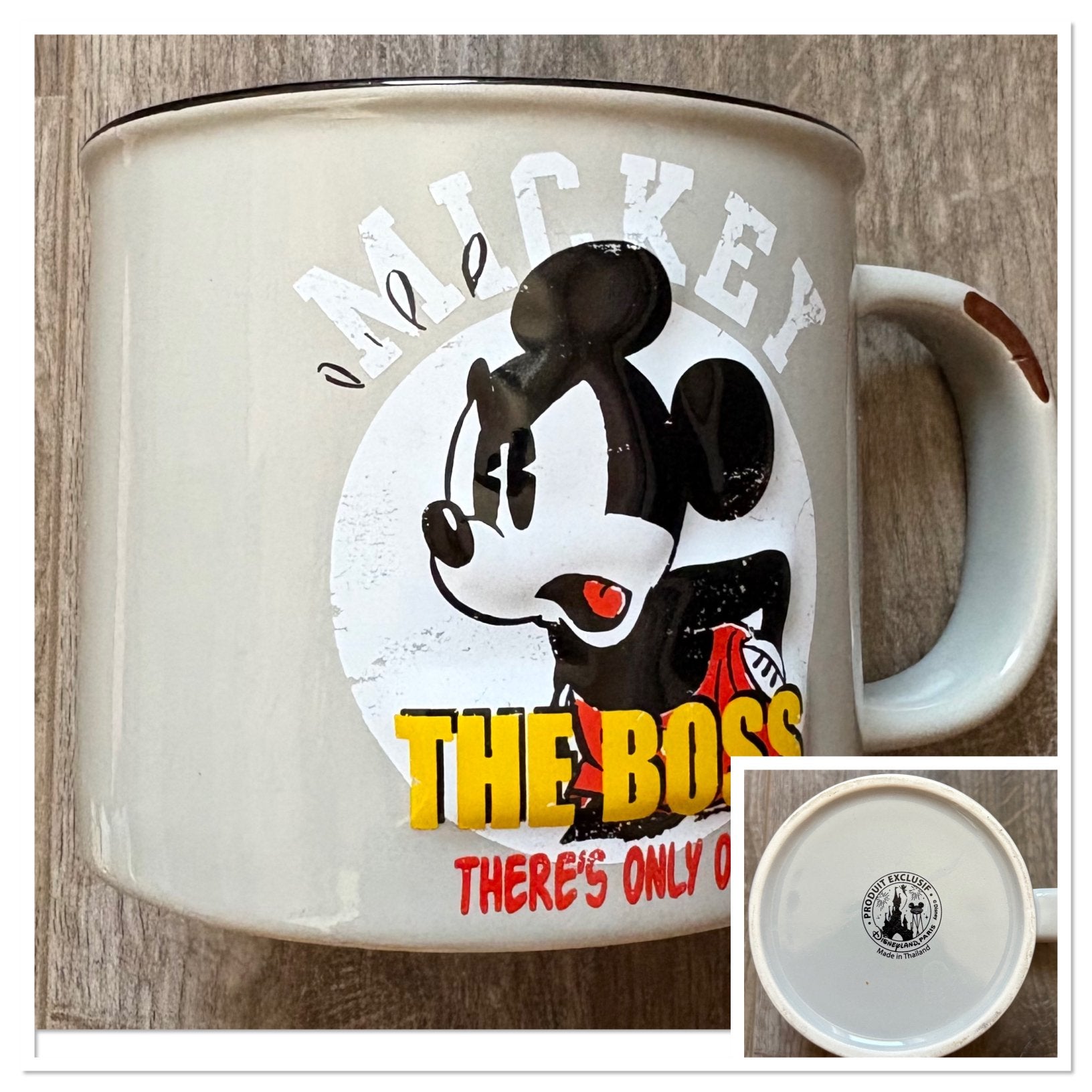 Disneyland Parijs: Mickey Mouse (The Boss) Beker/Mok, Ophalen of Verzenden