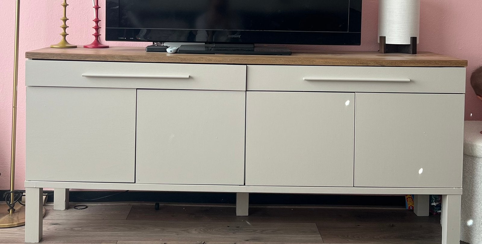 Tv meubel, Ophalen, Gebruikt, 100 tot 150 cm, Minder dan 100 cm