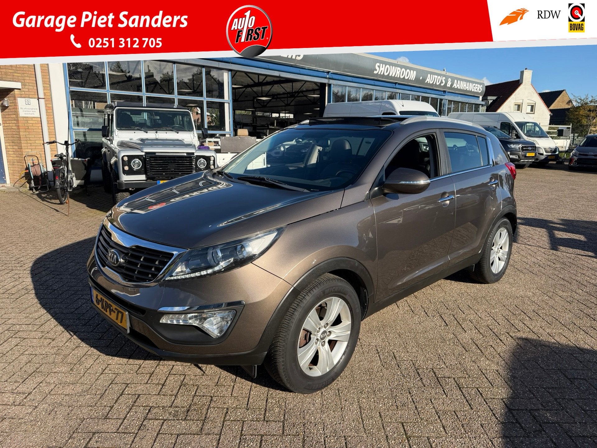Kia Sportage 1.6 GDI I Panoramadak I Trekhaak I Clima I Came, Auto's, Euro 5, 135 pk, 4 cilinders, Bruin