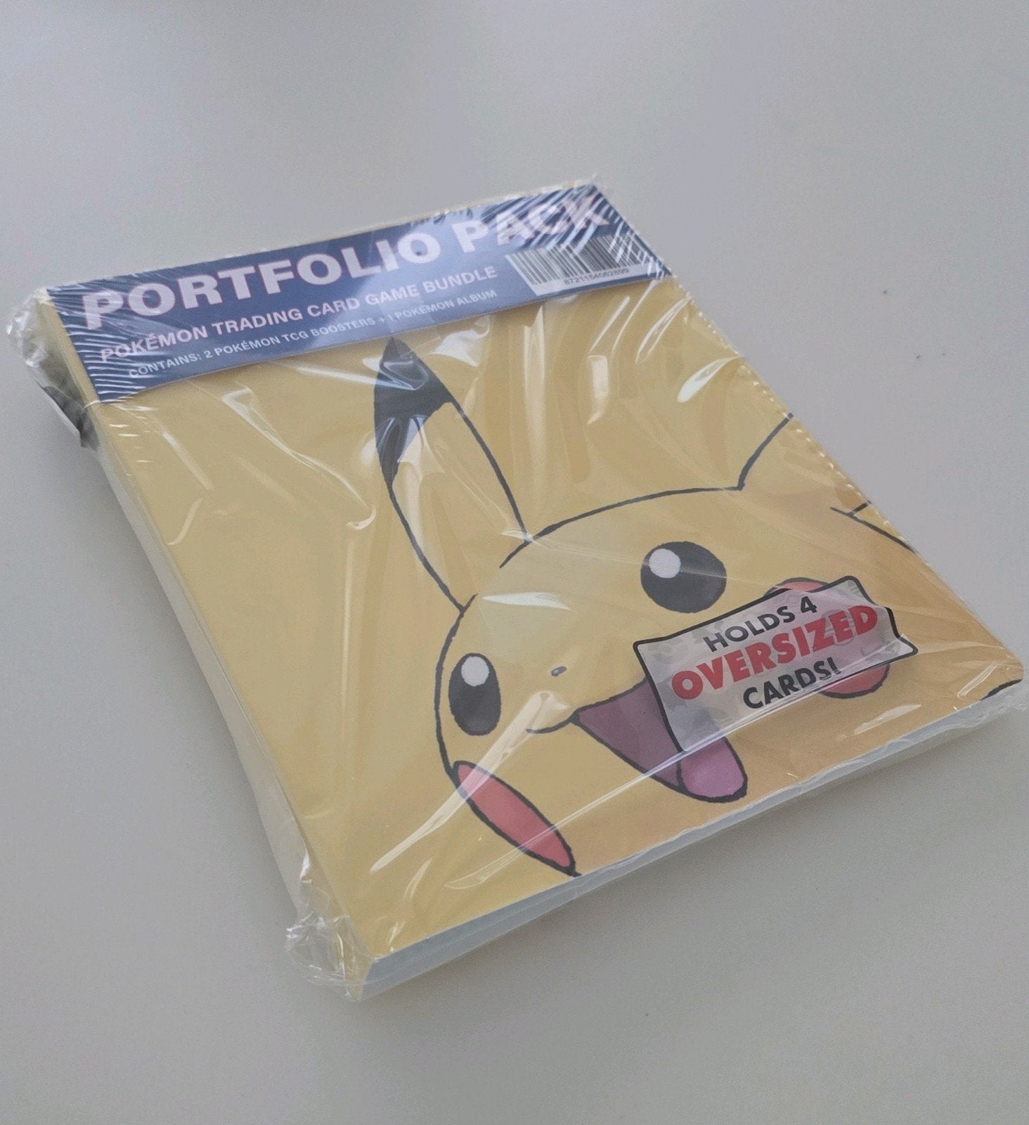 Pokémon Pikachu 4-Pocket Portfolio + 2 Booster Packs Geseald, Ophalen of Verzenden