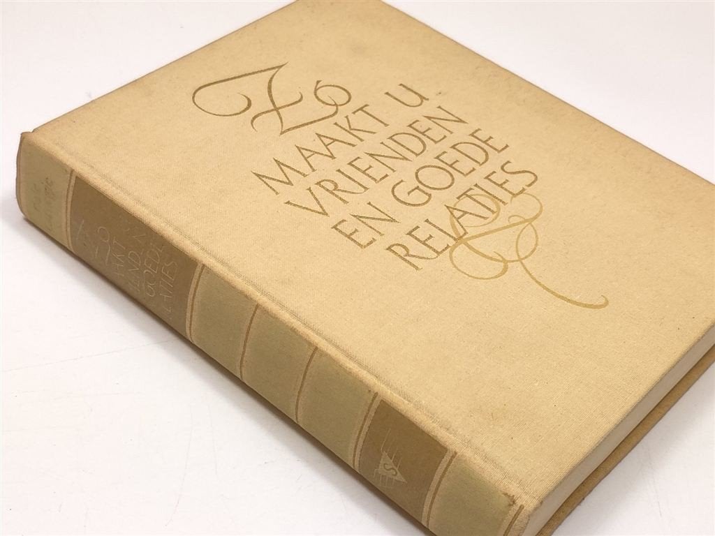 Zó Maakt u Vrienden — Carnegie, Vintage 1940 Zeldzaam, Ophalen of Verzenden, Gelezen