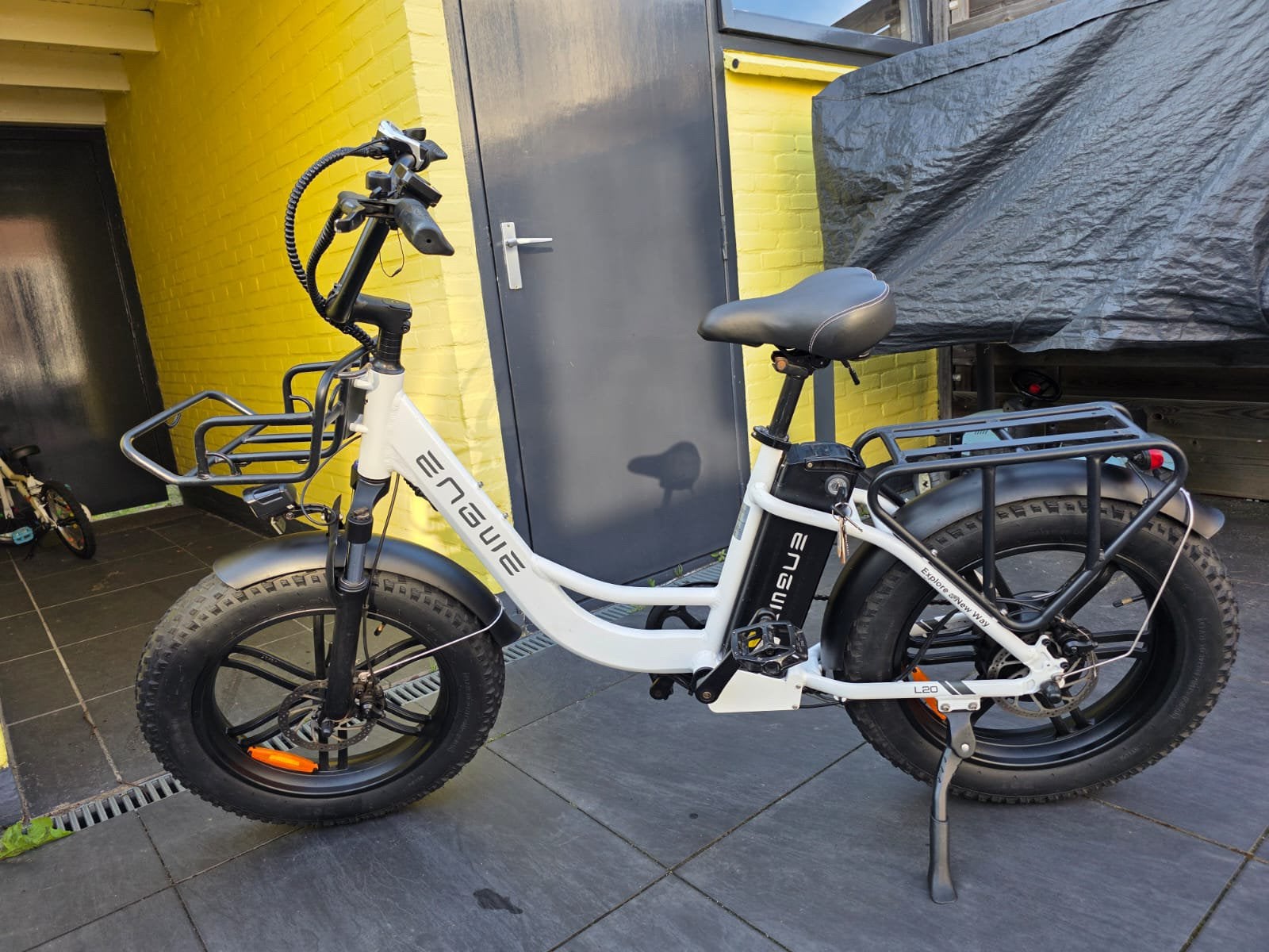 Bike fat bike Engwe, Fietsen en Brommers, Zo goed als nieuw, 59 cm of meer, 30 tot 50 km per accu, Ophalen