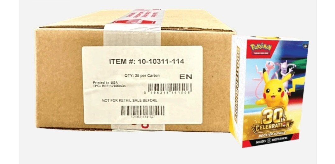 Pokémon 30th Celebration Booster Bundle - 25 stuks, Ophalen of Verzenden, Nieuw, Booster