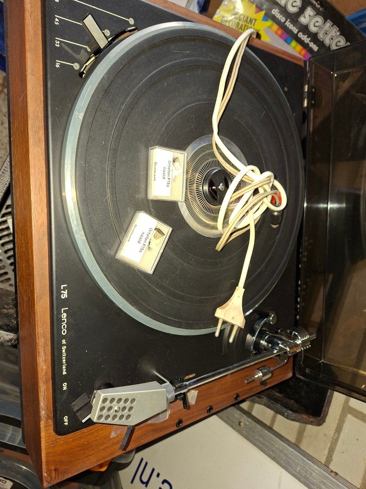 2x Lenco L75 Draaitafel - 1 met beschadigde kap, Audio, Tv en Foto, Ophalen, Gebruikt, Platenspeler, Overige merken