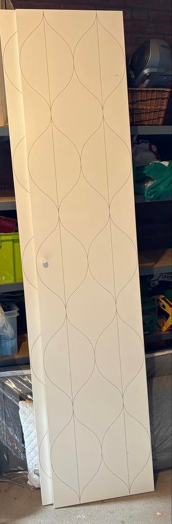 Twee Pax deuren met patroon, Huis en Inrichting, Kasten | Kledingkasten, Ophalen, Overige materialen, Gebruikt, 200 cm of meer