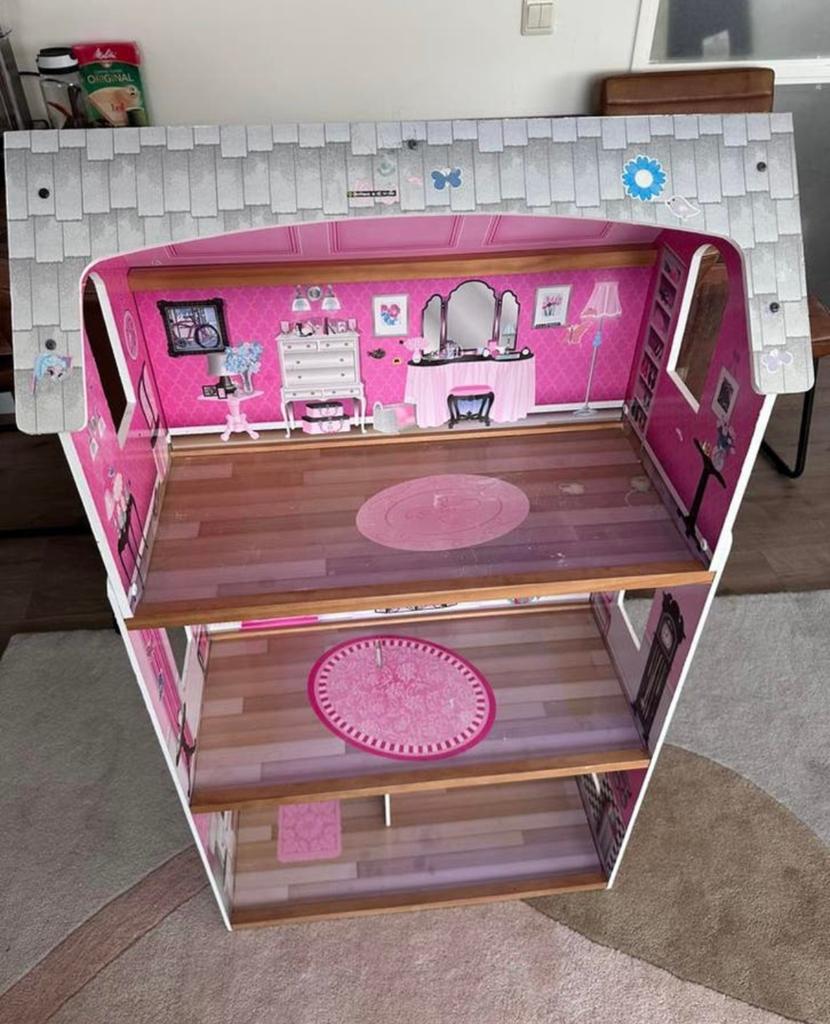 Kidkraft Poppenhuis groot, Ophalen of Verzenden, Zo goed als nieuw, Poppenhuis