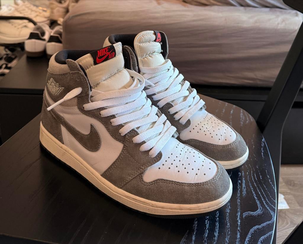 Nike Air Jordan 1 Retro Washed Black 42.5, Ophalen of Verzenden, Gedragen, Overige kleuren, Sneakers of Gympen