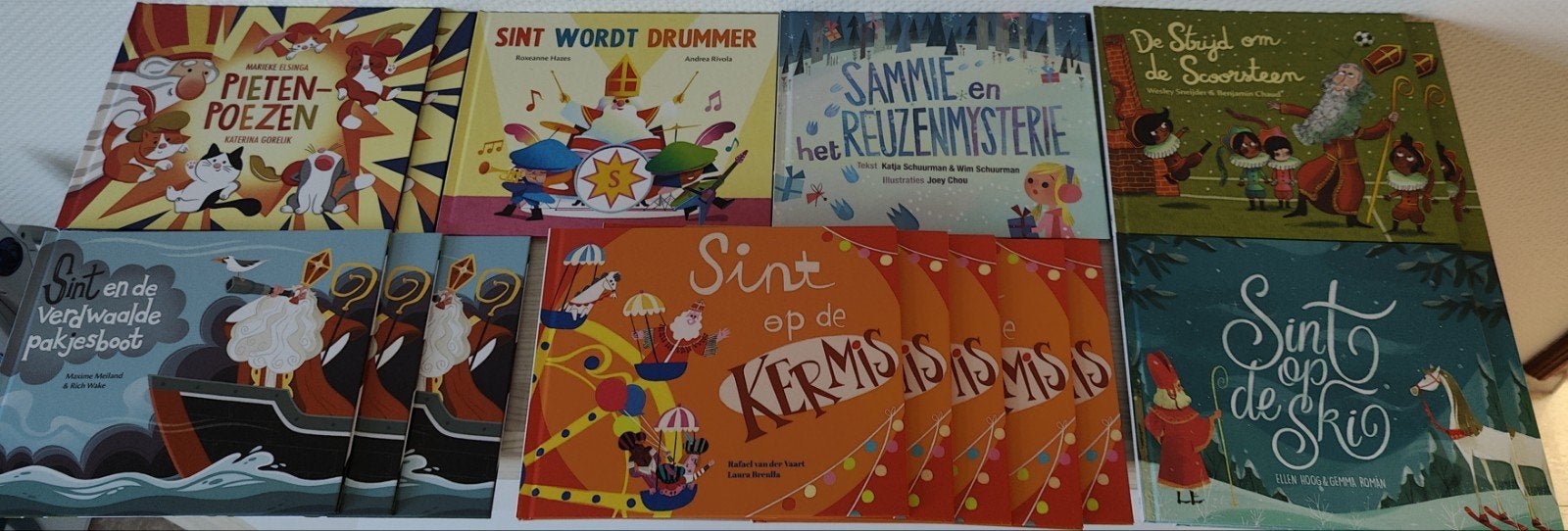 Sinterklaas boeken: 8 verschillende (nieuw), Diversen, Sinterklaas, Ophalen, Nieuw