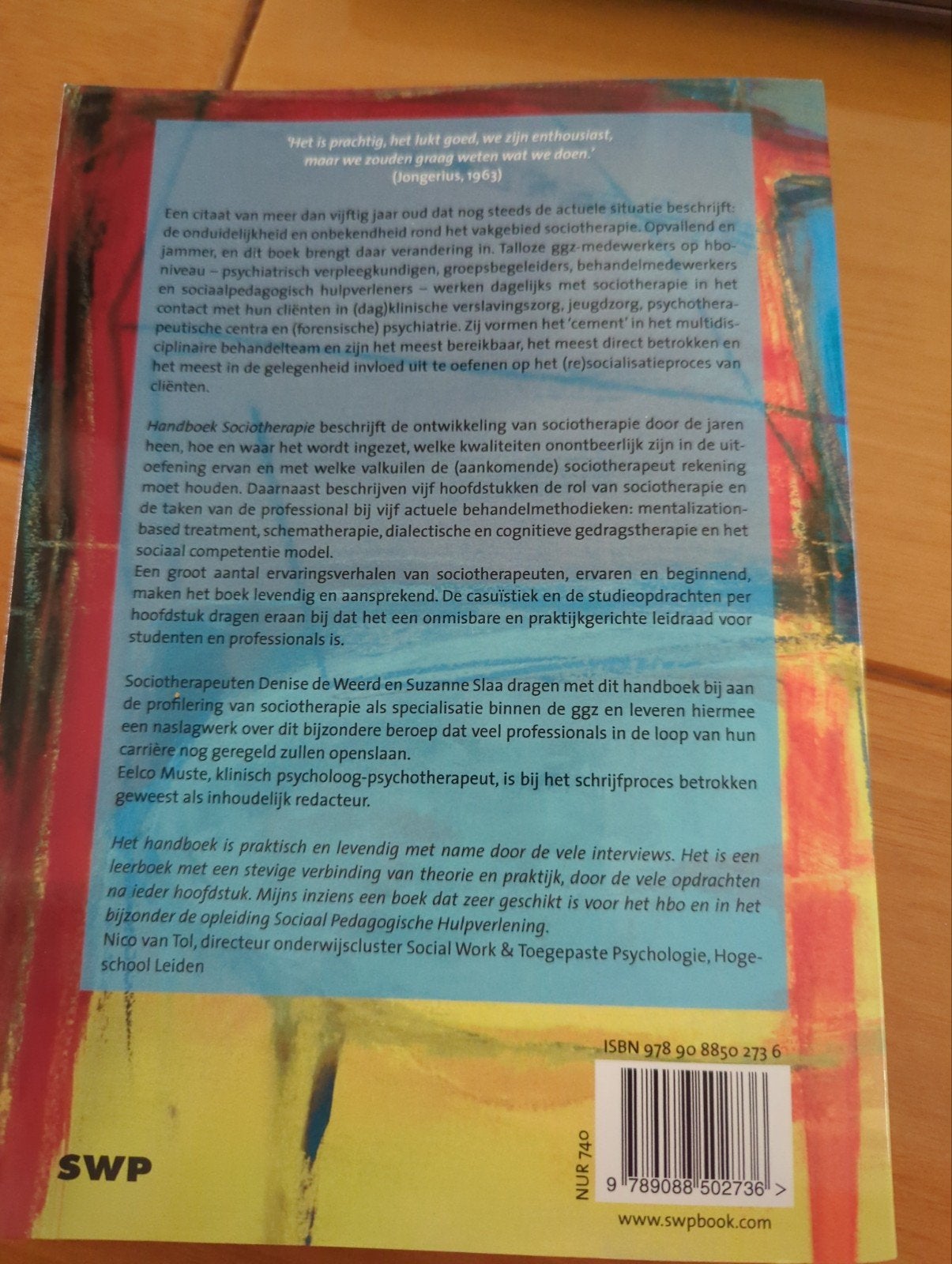 Handboek Sociotherapie - Theorie en praktijk, Zo goed als nieuw, Gamma, Denise de Weerd, Suzanne Slaa, Eelco Muste, HBO