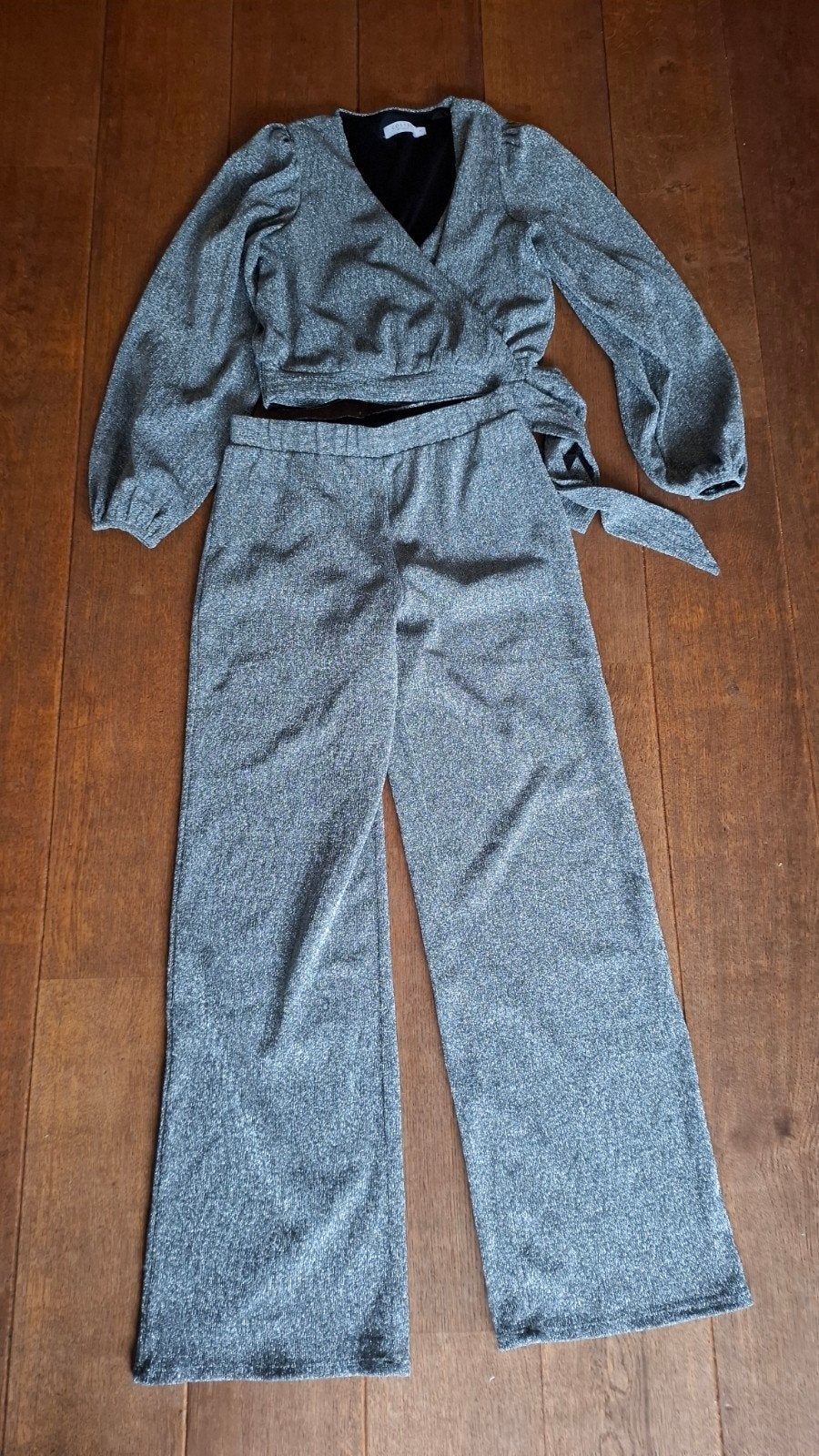 Costes Studio Glitter Top en Broek Set - Maat M/L, Maat 38/40 (M), Ophalen of Verzenden, Zo goed als nieuw, Costes Studio