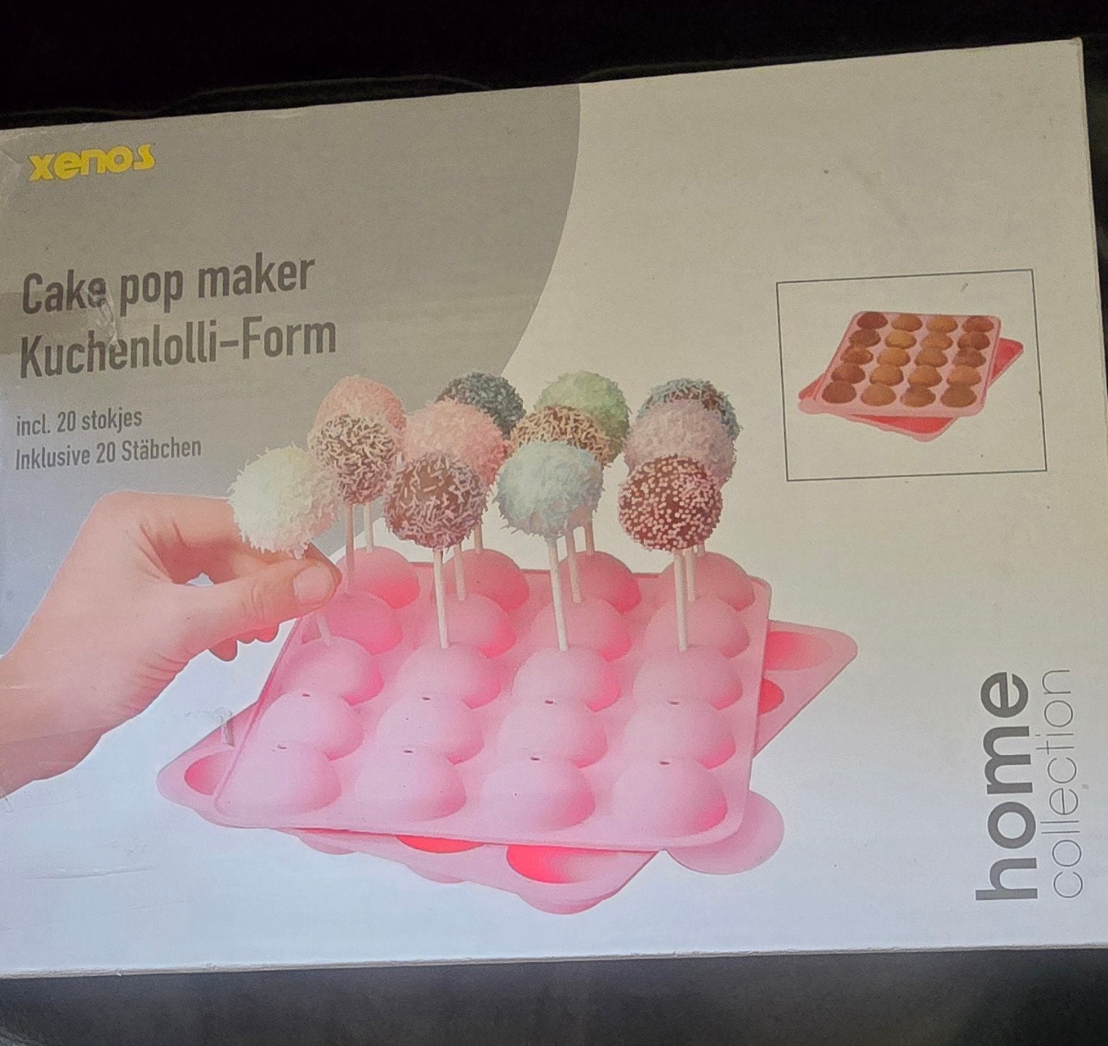 Cake Pop Maker - Xenos Home Collection (incl. 20 stokjes), Overige typen, Kunststof, Nieuw, Ophalen of Verzenden