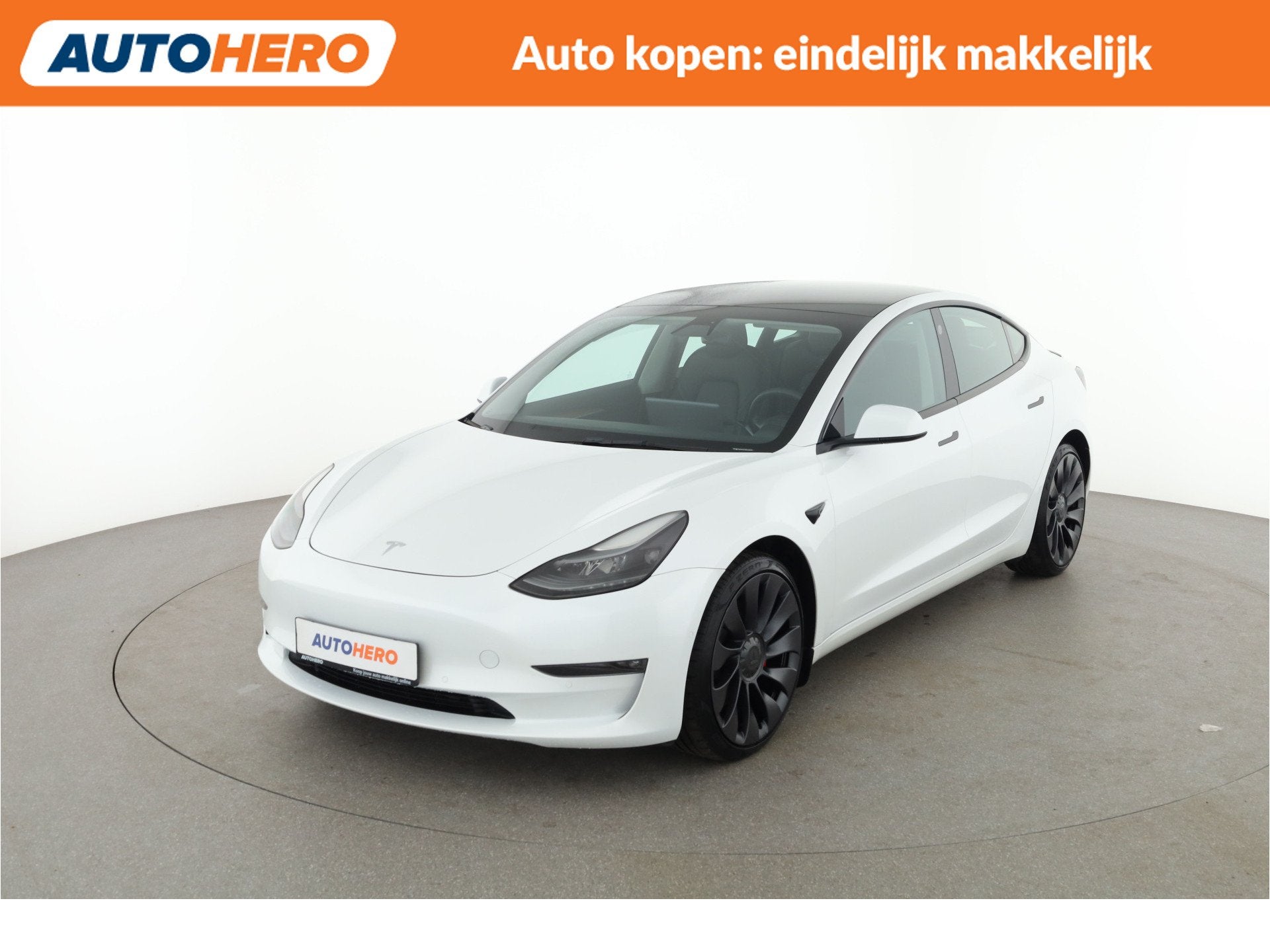 Tesla Model 3 Performance AWD 75 kWh |UK32982| (bj 2021), Auto's, Tesla, Automaat, Gebruikt, Met garantie (alle), Stoelverwarming