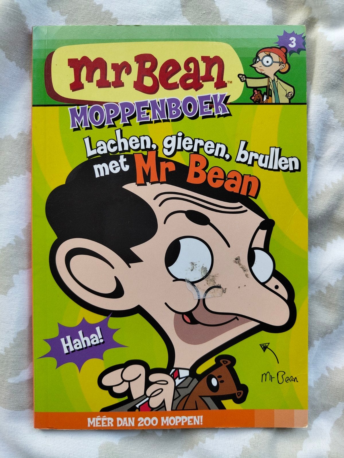 Mr. Bean Moppenboek - Lachen, gieren, brullen, Boeken, Ophalen of Verzenden, Gelezen, Rowan Atkinson, Moppen