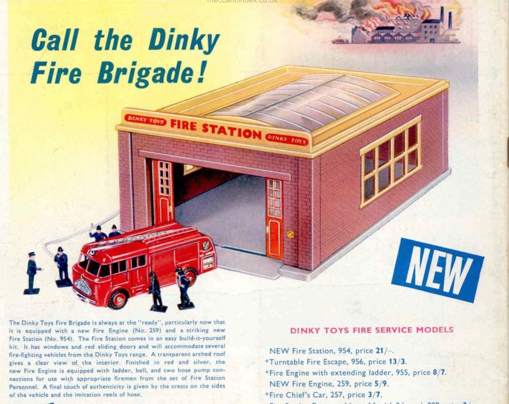 Vintage Dinky Toy brandweerauto's, Antiek en Kunst, Ophalen of Verzenden