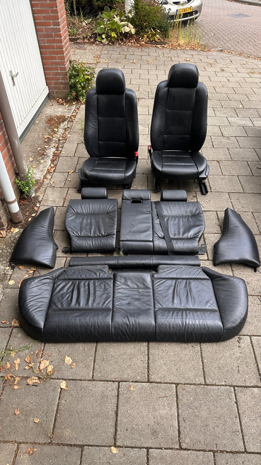 BMW E46 Touring/Sedan Zwart Leder Interieur, Ophalen, Gebruikt, BMW