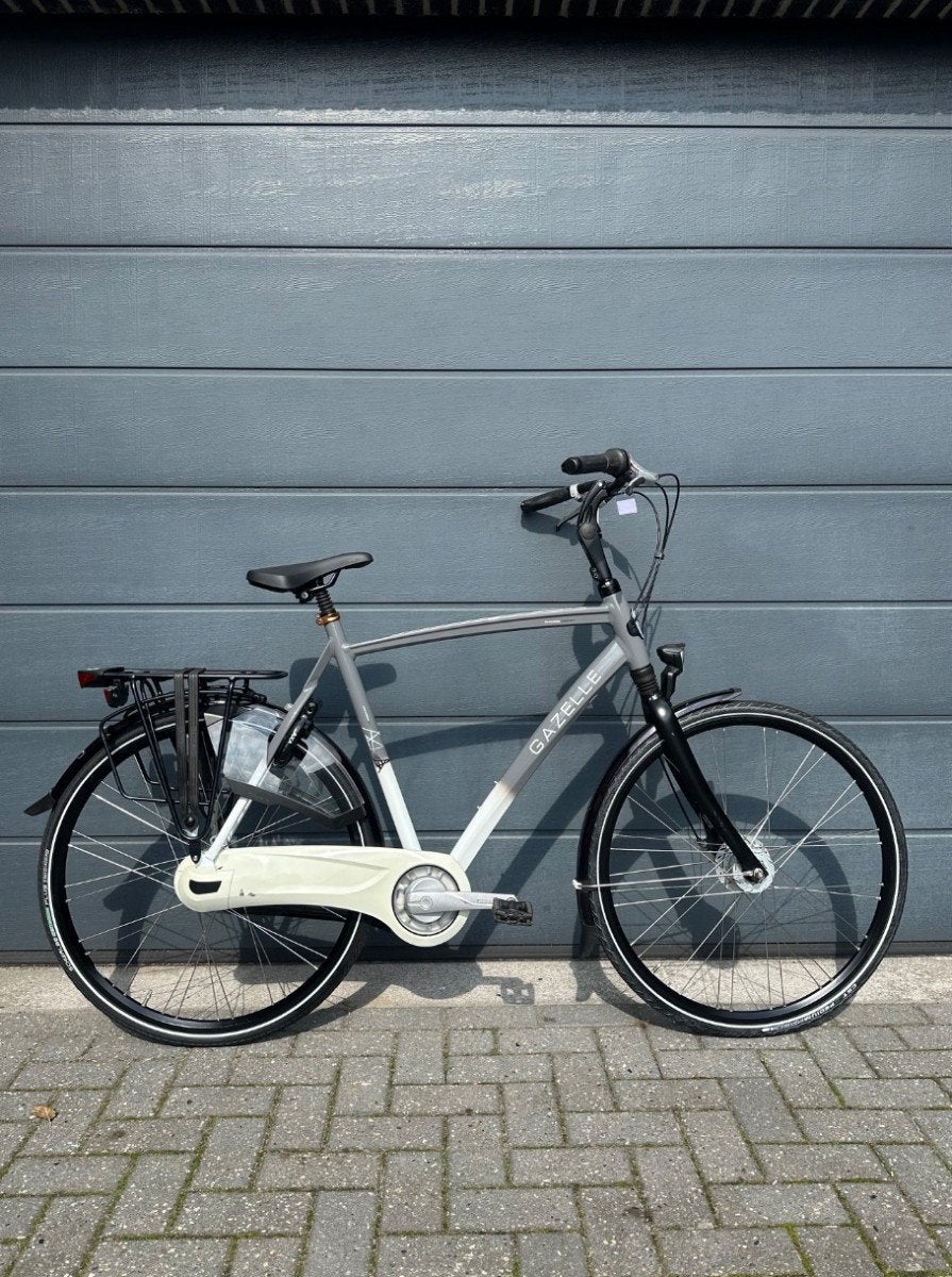 Gazelle Charmonix Comfort Heren Wit/Grijs 61cm, Ophalen, Gebruikt, -, -