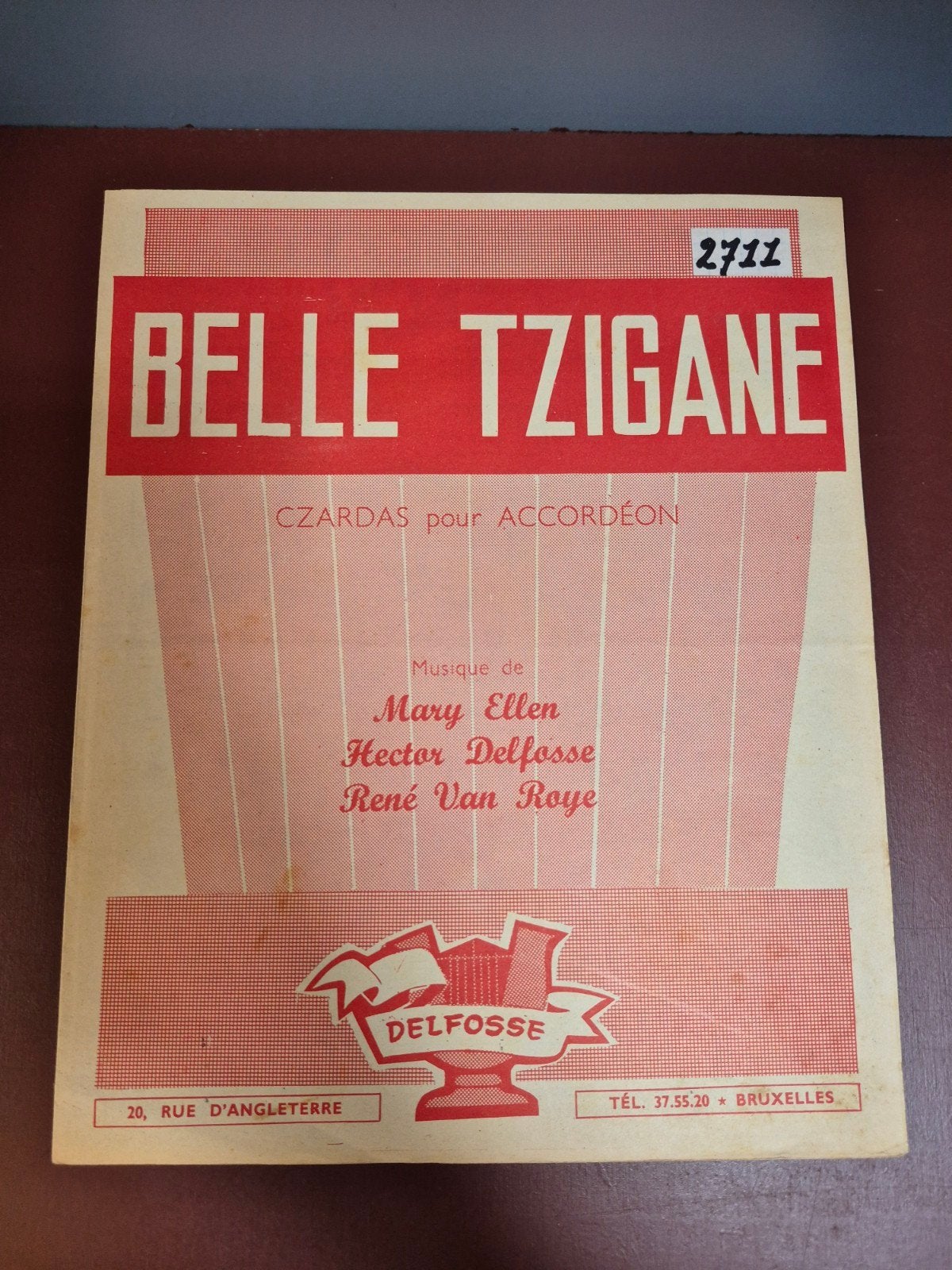 Belle Tzigane - Czardas voor Accordeon (bladmuziek), Muziek en Instrumenten, Bladmuziek, Ophalen of Verzenden