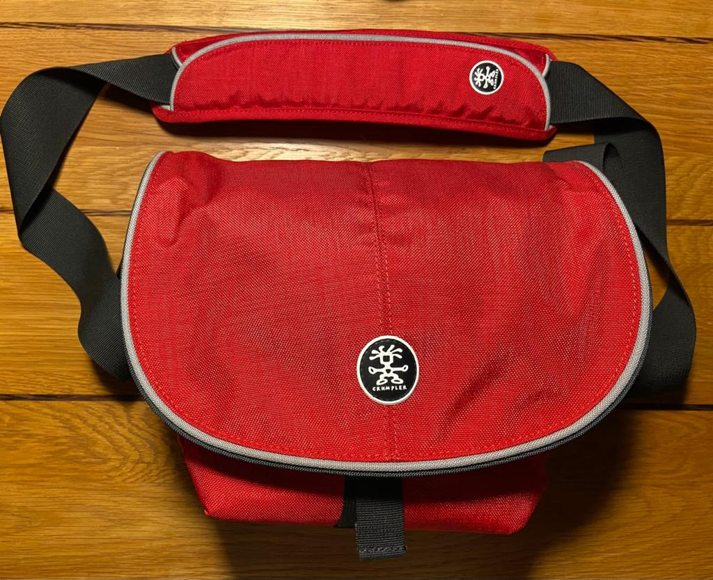 Crumpler Muffin Top 4000 Rode Fototas, Ophalen of Verzenden, Gebruikt, Schoudertas, Crumpler