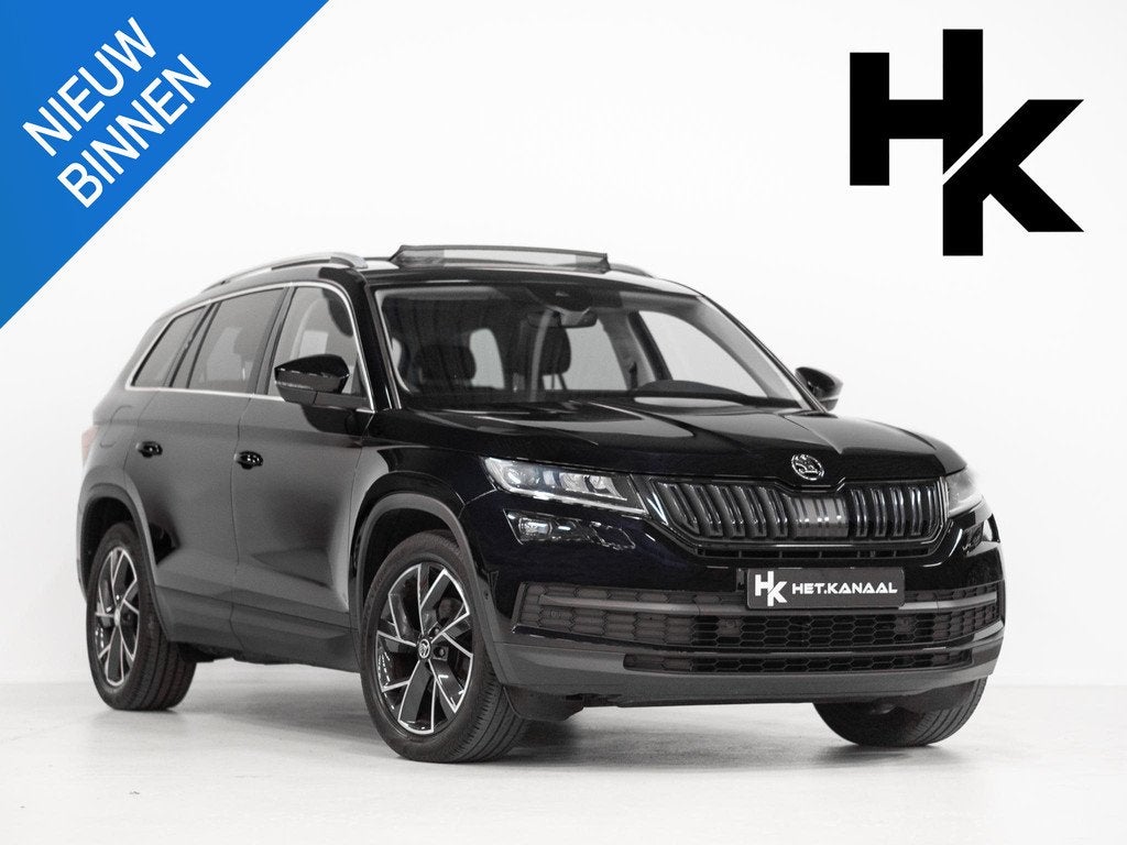 Skoda Kodiaq 1.5 TSI Business Edition Pano Virtual Keyless A, Auto's, Skoda, 4 cilinders, 150 pk, 1481 kg, Zwart