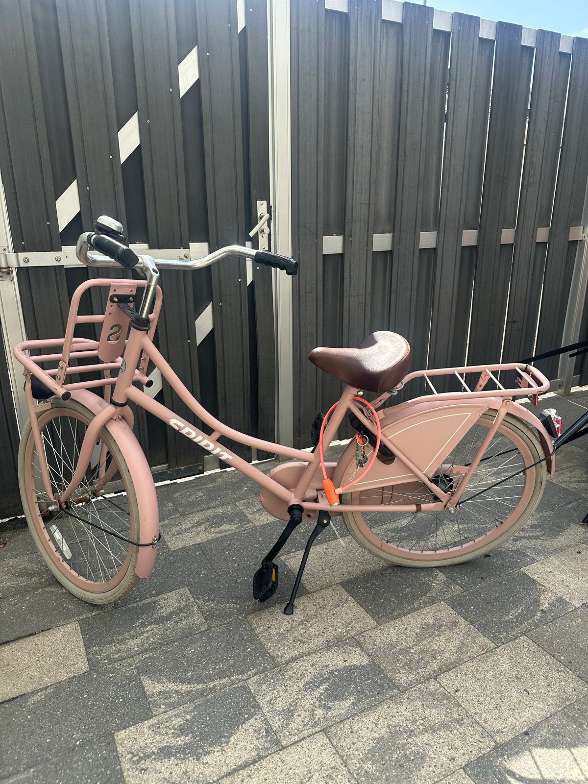 Spirit Meisjesfiets 24 inch - Roze (achterband defect), Ophalen, Gebruikt, 24 inch