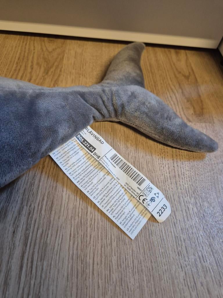 IKEA dolfijn knuffel blavingad 50 cm, Ophalen of Verzenden, Overige typen