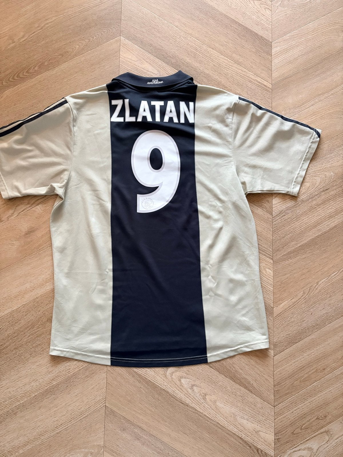 Ajax uitshirt 2001-2002 Zlatan Ibrahimovic XL, Maat XL, Ophalen of Verzenden, Zo goed als nieuw, Shirt