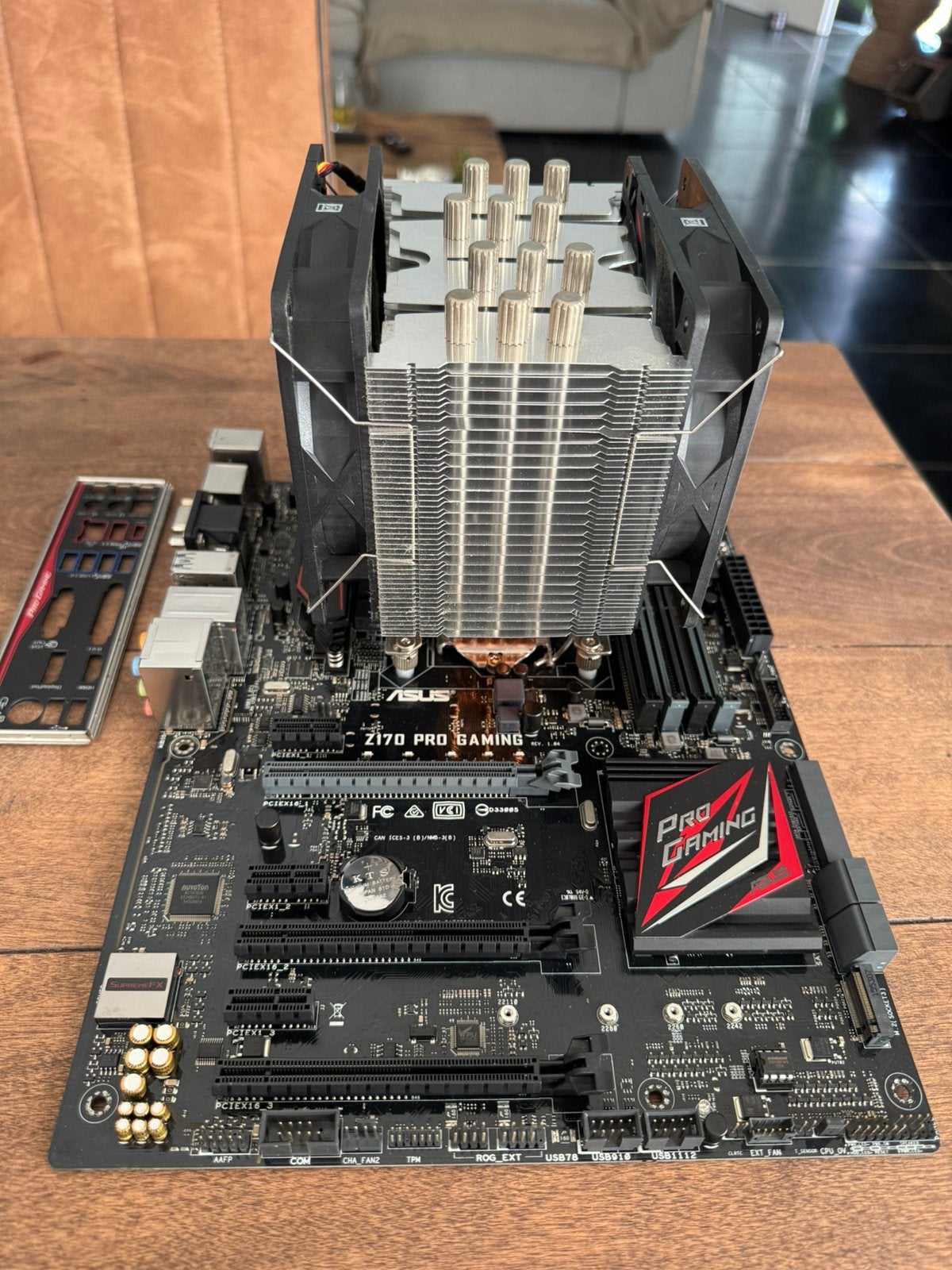 Asus Z170 pro gaming+I7-6700k+koeltoren met blowers., Ophalen of Verzenden, Zo goed als nieuw, DDR4