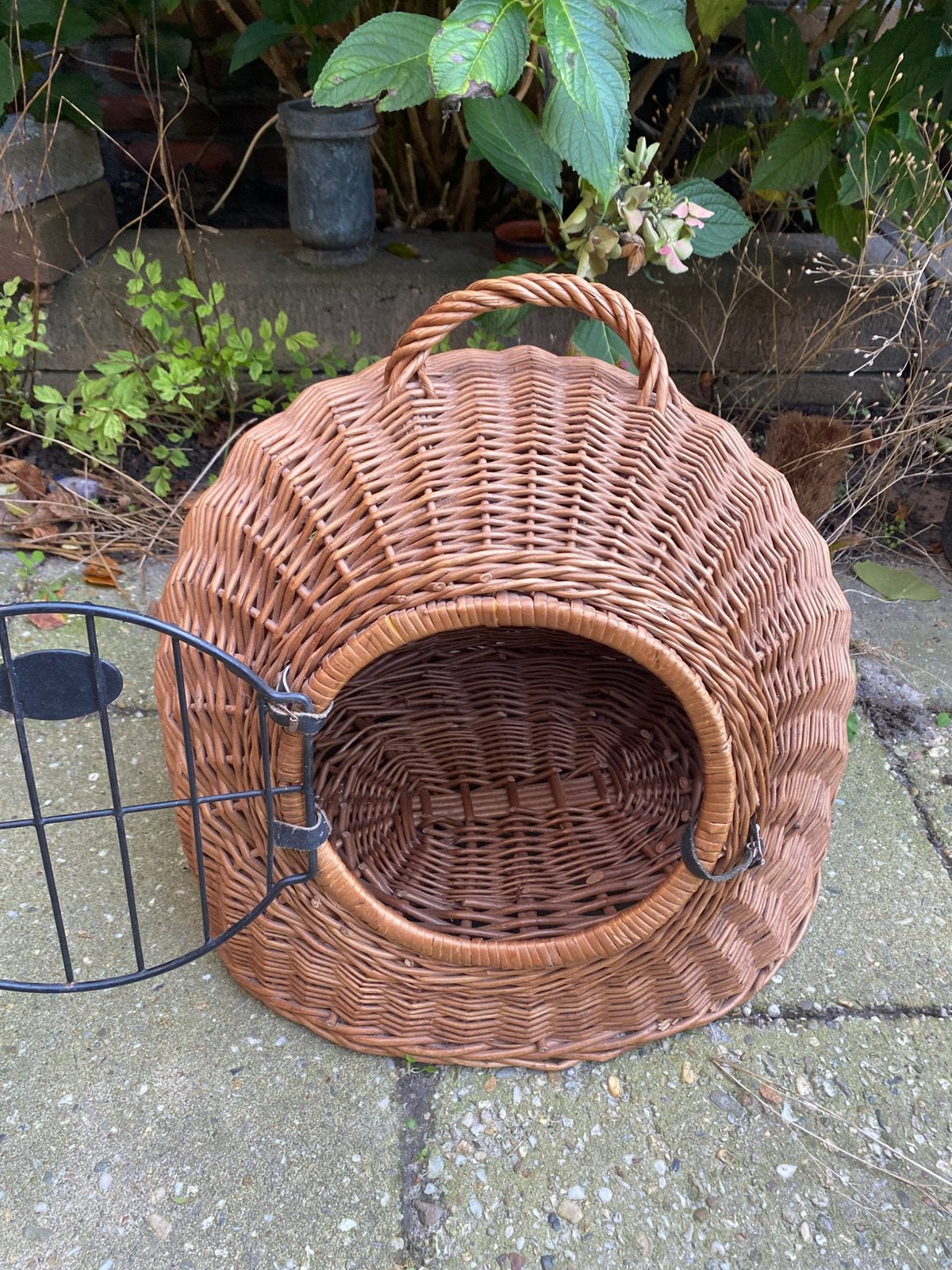 Rieten kattenmandje, Dieren en Toebehoren, Ophalen, Zo goed als nieuw, Riet