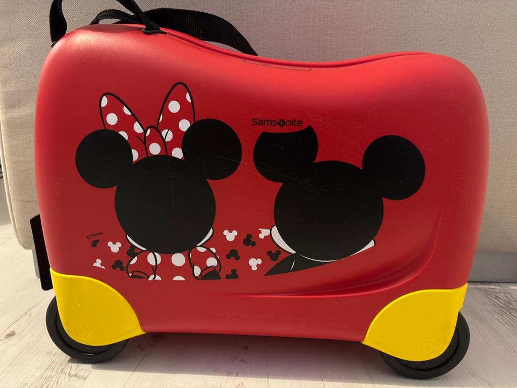 Samsonite Disney Minnie/Mickey kinderkoffer - Zo goed als ni, Wieltjes, Hard kunststof, Minder dan 50 cm, Ophalen of Verzenden