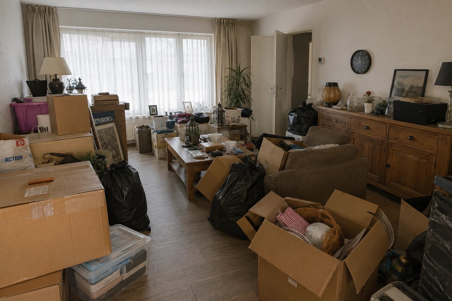 Ontruimingsbedrijf woning ontruimen ? Grofafval, 6 m³ of meer, Ophalen