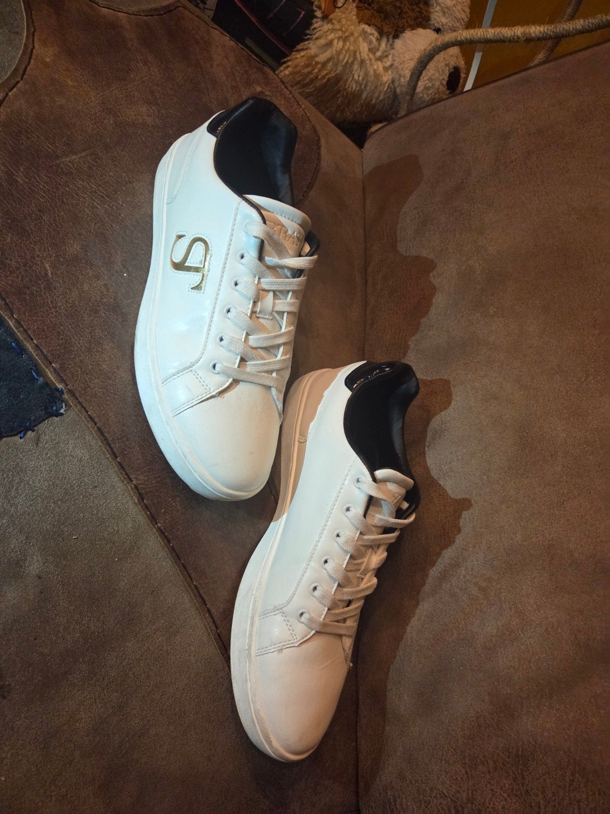 witte/creme snickers 42, Supertrash, Wit, Ophalen of Verzenden, Sneakers of Gympen